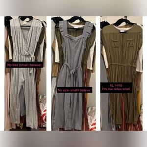 Bundle of 3 ladies rompers size Small